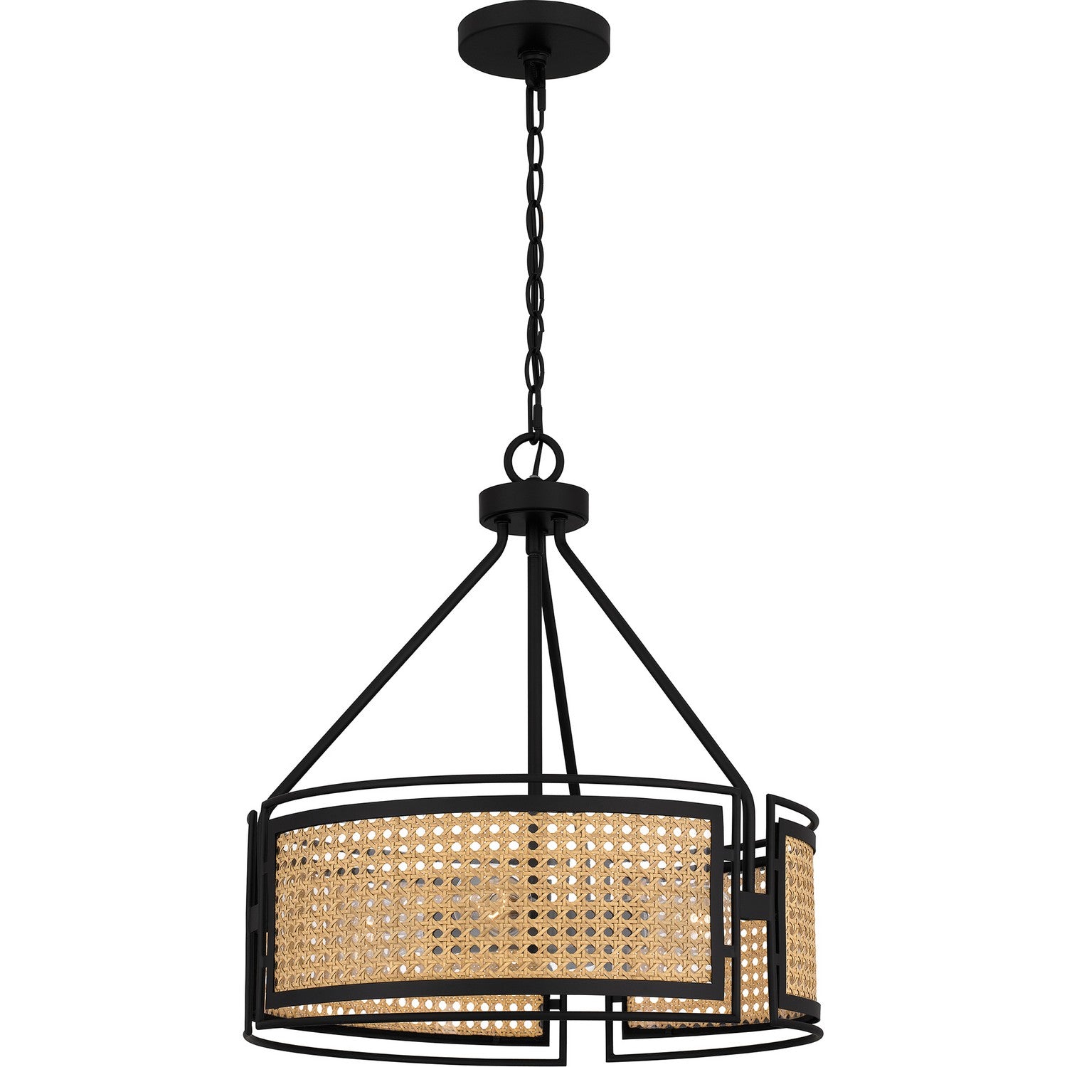 Quoizel - PYA2818MBK - Four Light Pendant - Priya - Matte Black