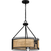 Quoizel - PYA2818MBK - Four Light Pendant - Priya - Matte Black