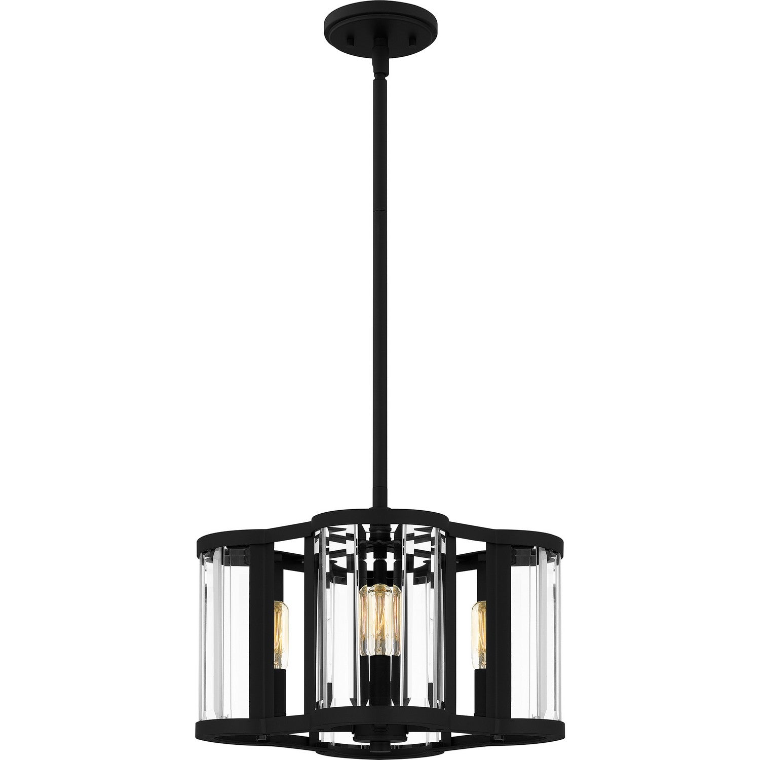 Quoizel - QP6193MBK - Four Light Pendant - Quoizel Pendant - Matte Black