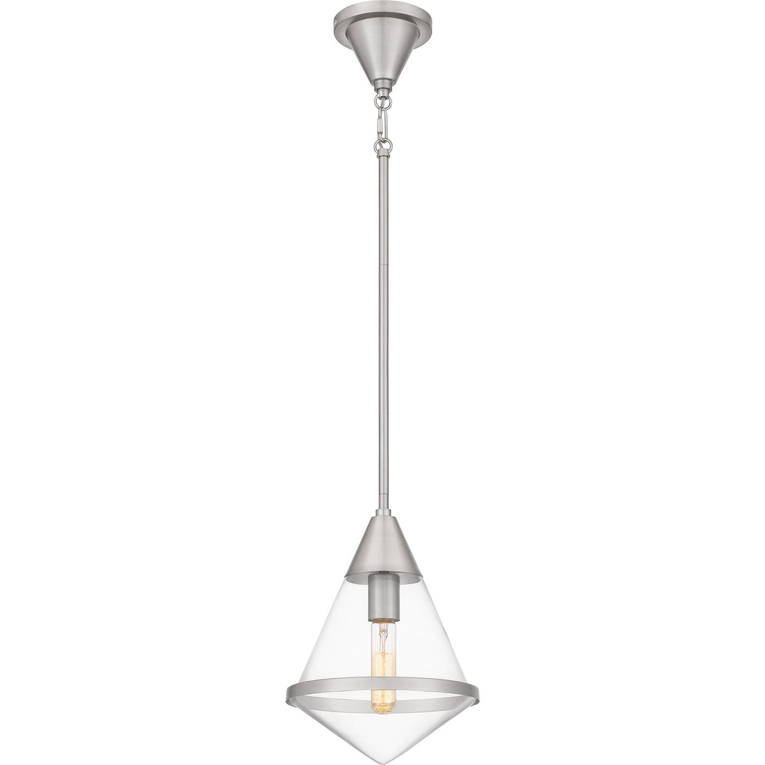 Quoizel - QPP6160BN - One Light Mini Pendant - Quoizel Piccolo Pendant - Brushed Nickel