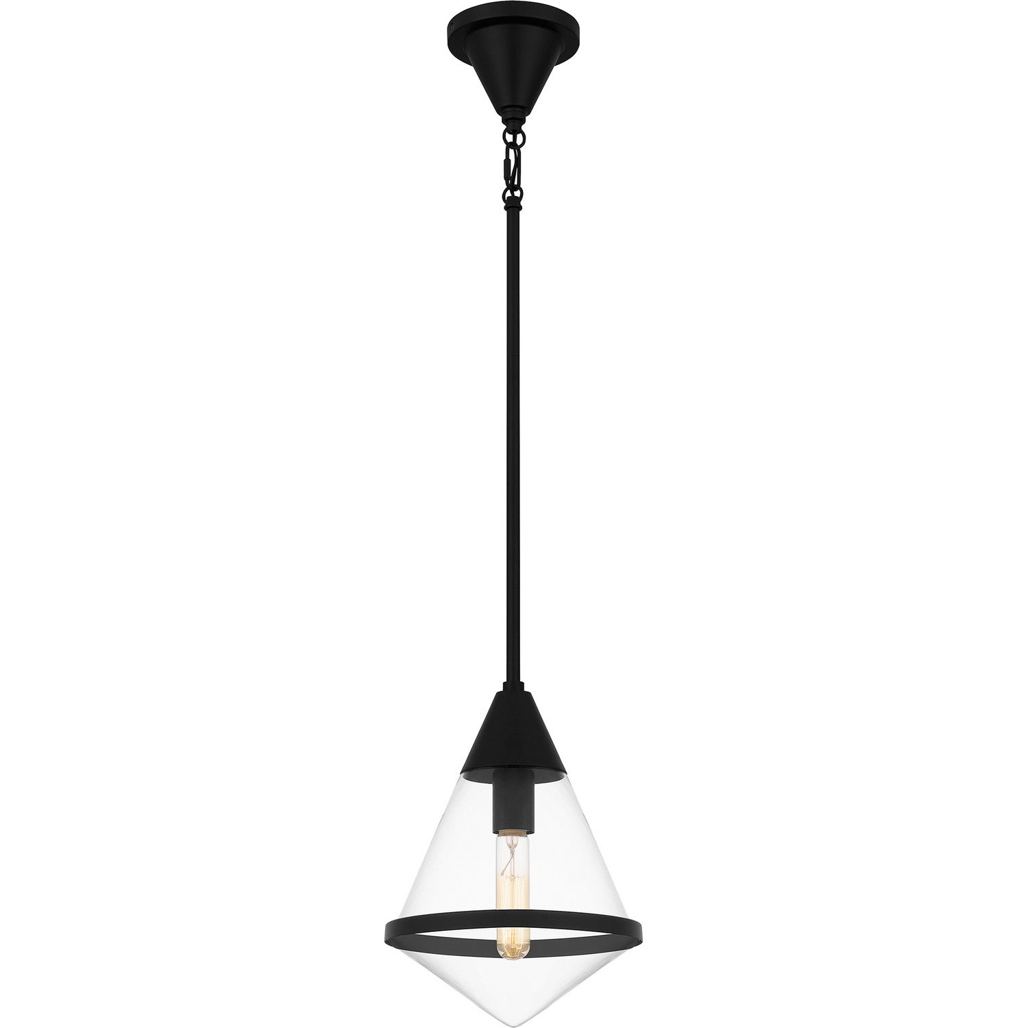 Quoizel - QPP6160MBK - One Light Mini Pendant - Quoizel Piccolo Pendant - Matte Black