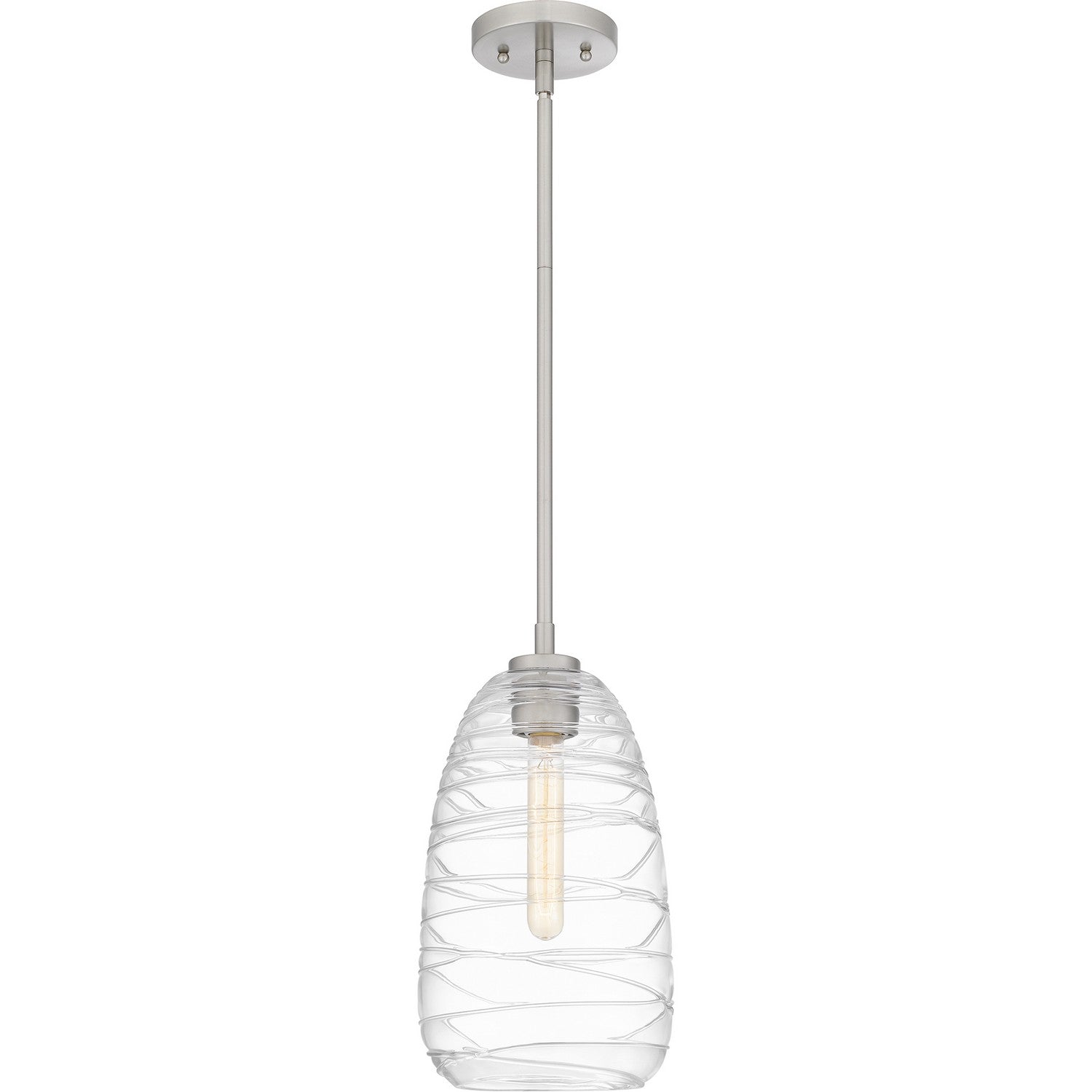 Quoizel - QPP6165BN - One Light Mini Pendant - Quoizel Piccolo Pendant - Brushed Nickel