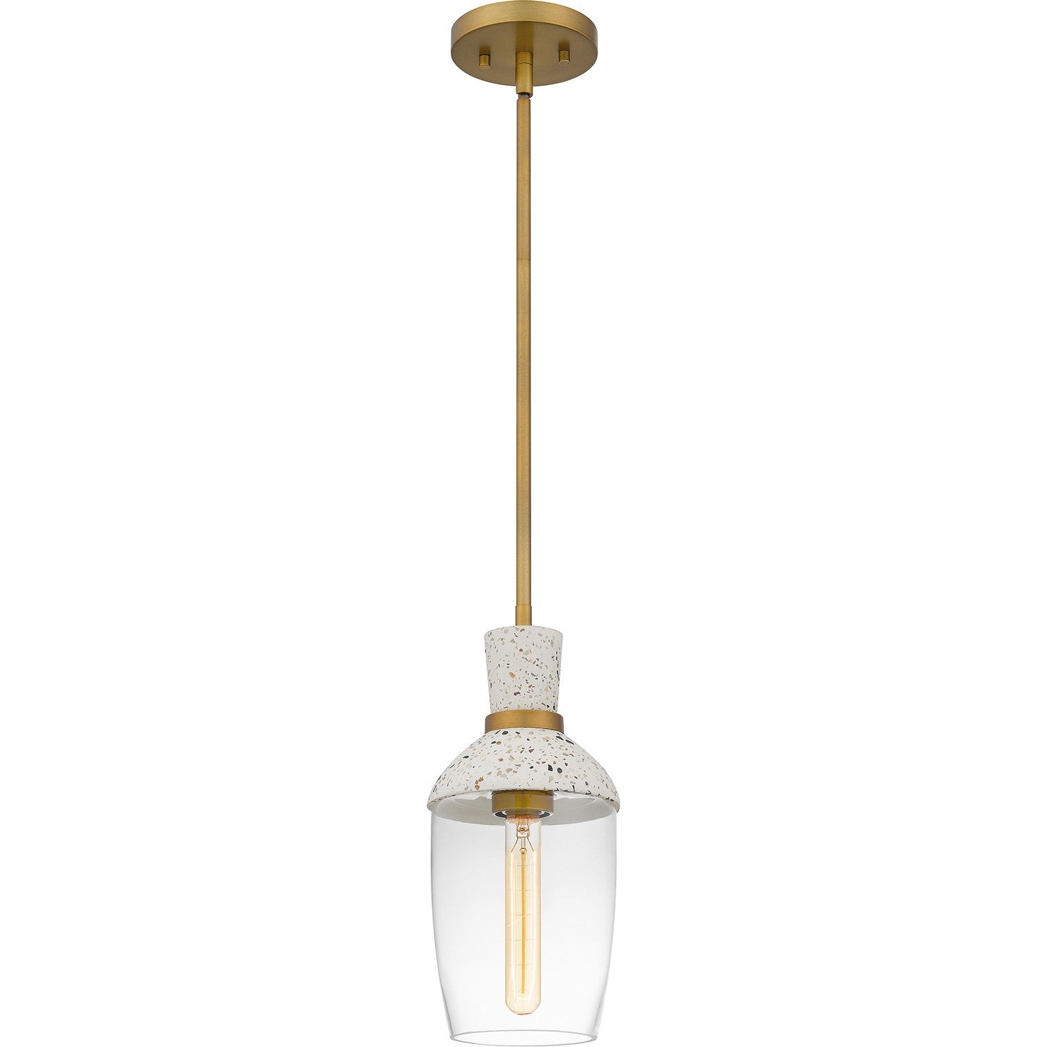 Quoizel - QPP6189AB - One Light Mini Pendant - Quoizel Piccolo Pendant - Aged Brass