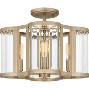 Quoizel - QSF6193BGD - Four Light Semi Flush Mount - Quoizel Semi-Flush Mount - Bronze Gold