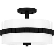 Quoizel - QSF6195MBK - Two Light Semi Flush Mount - Quoizel Semi-Flush Mount - Matte Black