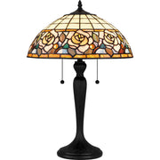 Quoizel - TF6150MBK - Two Light Table Lamp - Tiffany - Matte Black