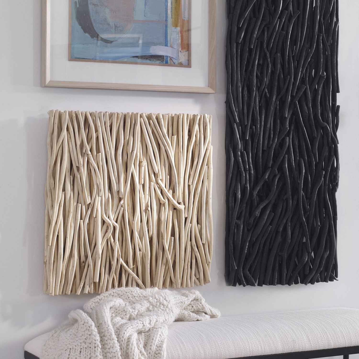 Uttermost - 04352 - Wall Decor - Gathered Teak - Refreshing Bleached