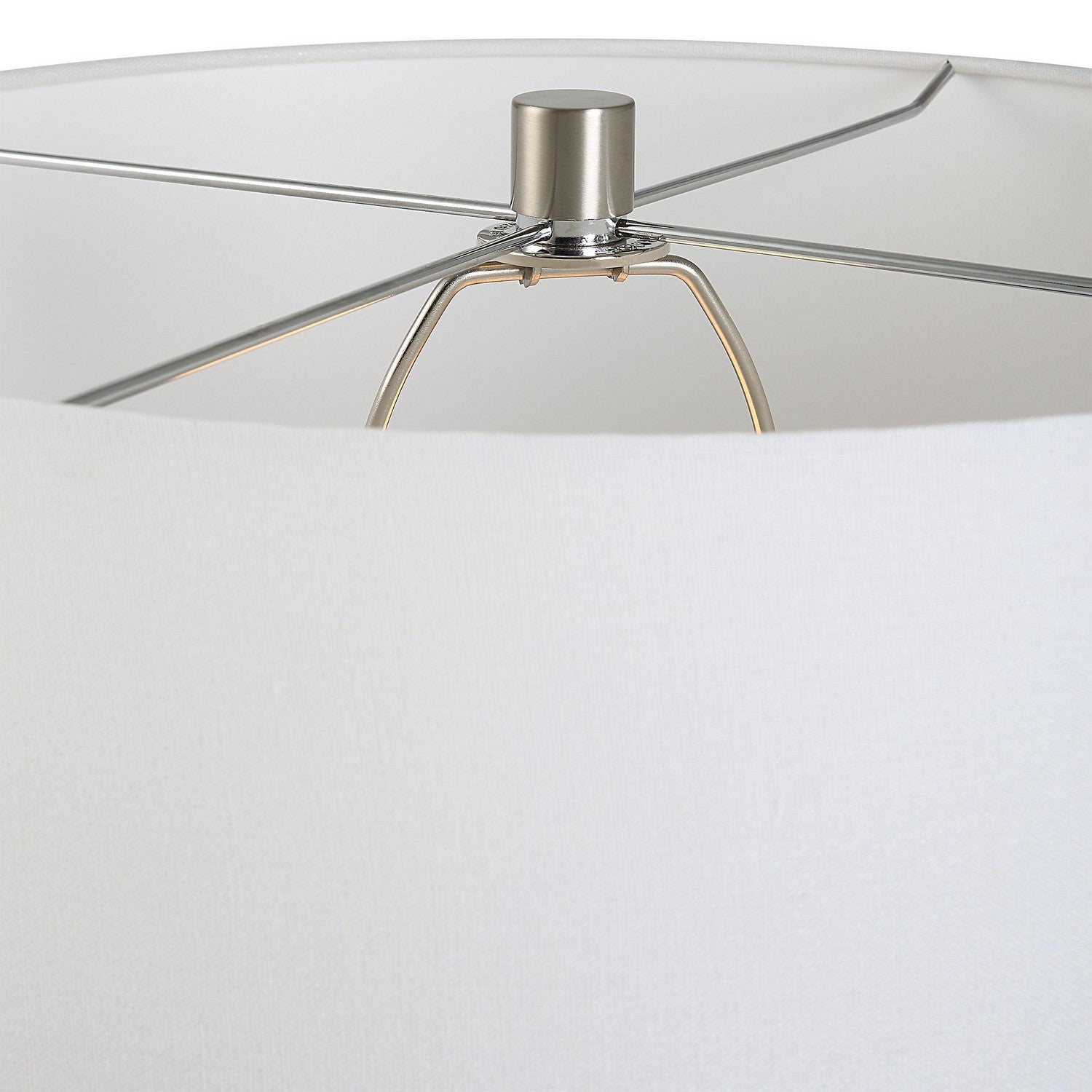 Uttermost - 30229 - One Light Table Lamp - Teramo - Brushed Nickel