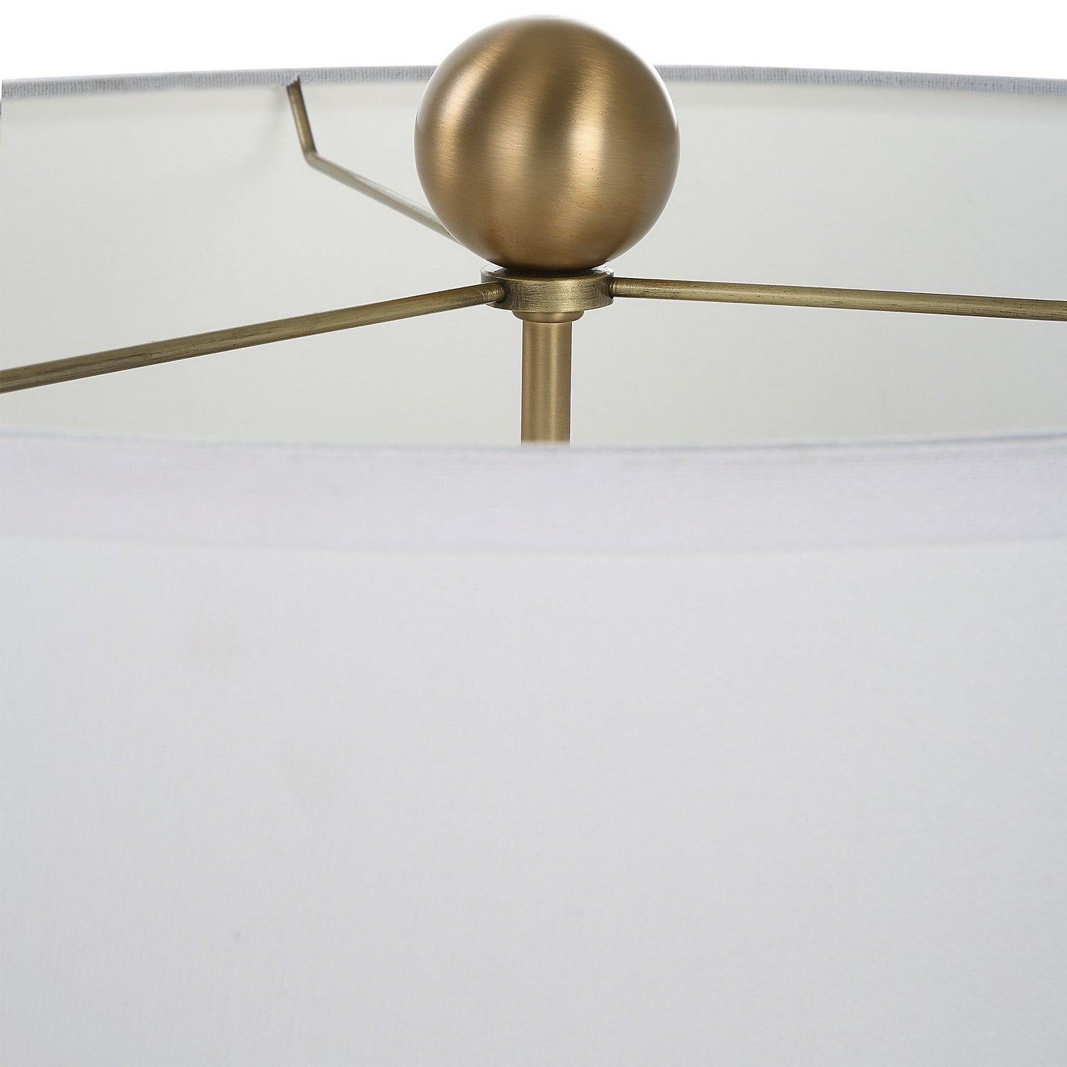 Uttermost - 30231 - Two Light Table Lamp - Cardoni - Brushed Brass
