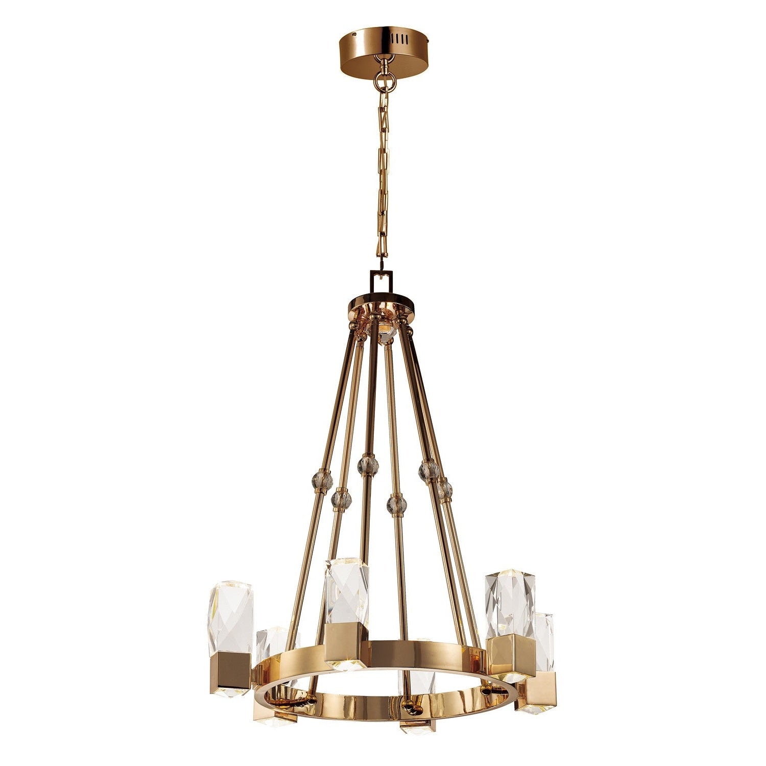 Studio M - SM23645BCFG - LED Chandelier - Empire - Polished Gold