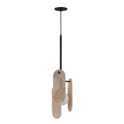 Studio M - SM24812RJBBZ - LED Pendant - Megalith - Stone - Brushed Bronze