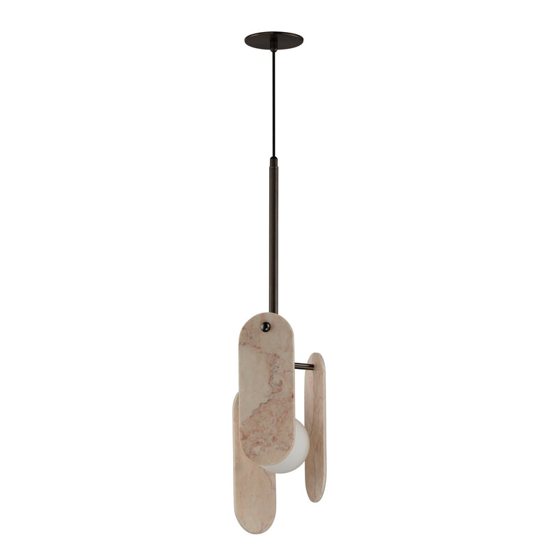 Studio M - SM24812RJBBZ - LED Pendant - Megalith - Stone - Brushed Bronze