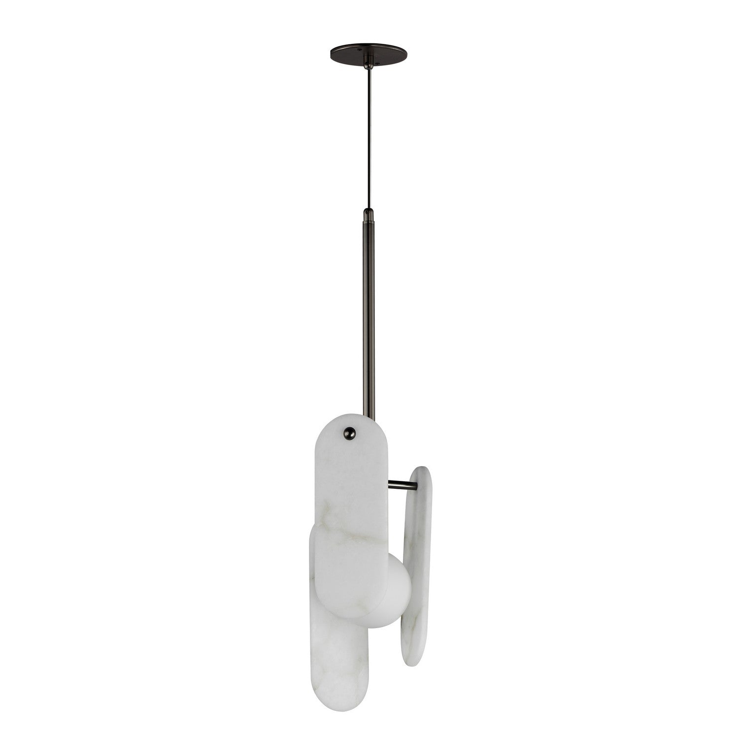 Studio M - SM24812WAGM - LED Pendant - Megalith - Stone - Gunmetal