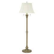 House of Troy - N601-AB - Two Light Floor Lamp - Newport - Antique Brass