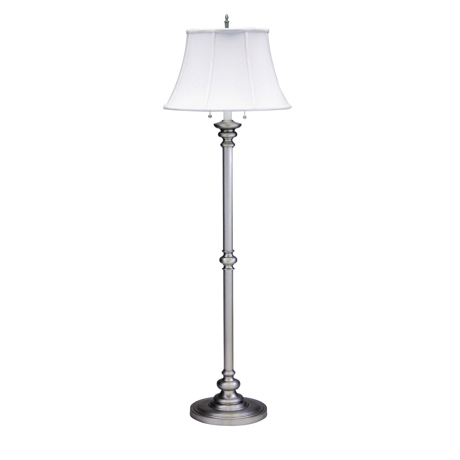 House of Troy - N601-PTR - Two Light Floor Lamp - Newport - Pewter