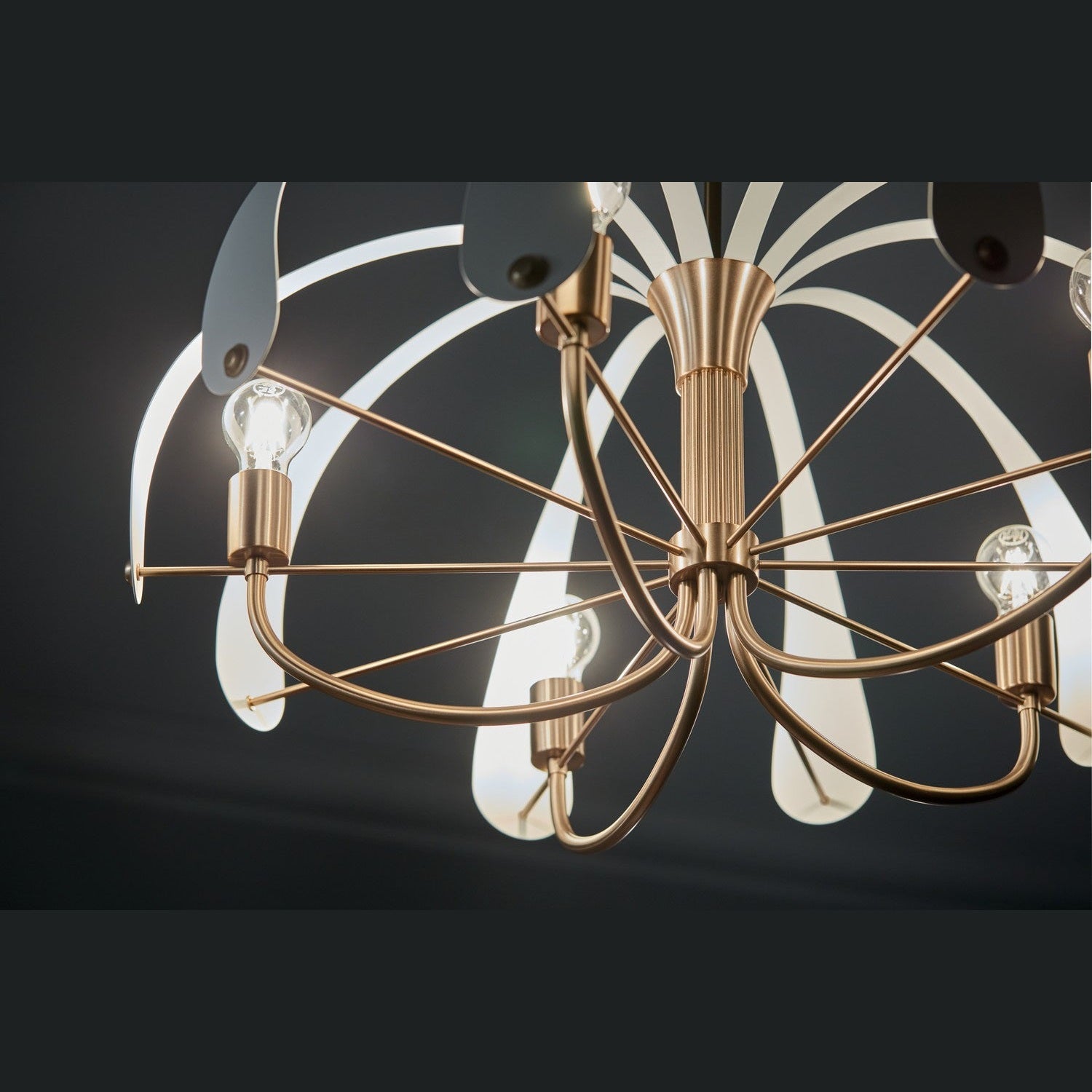 Kichler - 52572CPZ - Five Light Chandelier - Petal - Champagne Bronze