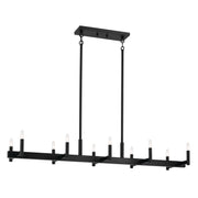 Kichler - 52614BK - Ten Light Linear Chandelier - Erzo - Black