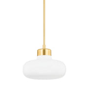 Mitzi - H785701-AGB - One Light Pendant - Eliana - Aged Brass