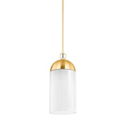Mitzi - H796701-AGB - One Light Pendant - Emory - Aged Brass