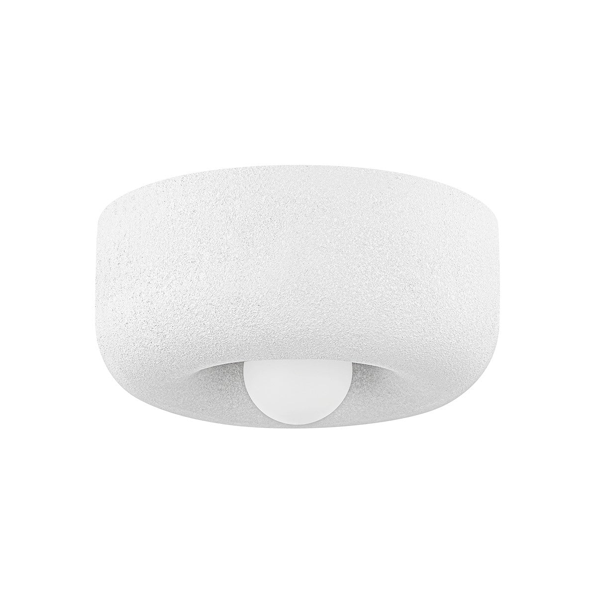 Mitzi - H799501-AGB/CTW - One Light Flush Mount - Doris - Aged Brass/Textured White
