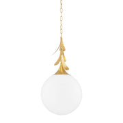 Mitzi - H812701L-VGL - One Light Pendant - Victoria - Vintage Gold Leaf