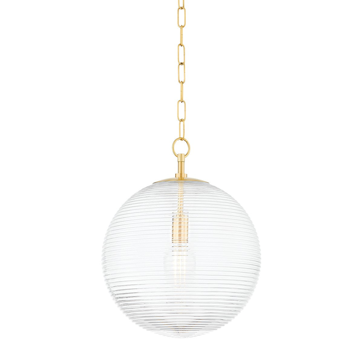 Mitzi - H815701L-AGB - One Light Pendant - Sara - Aged Brass