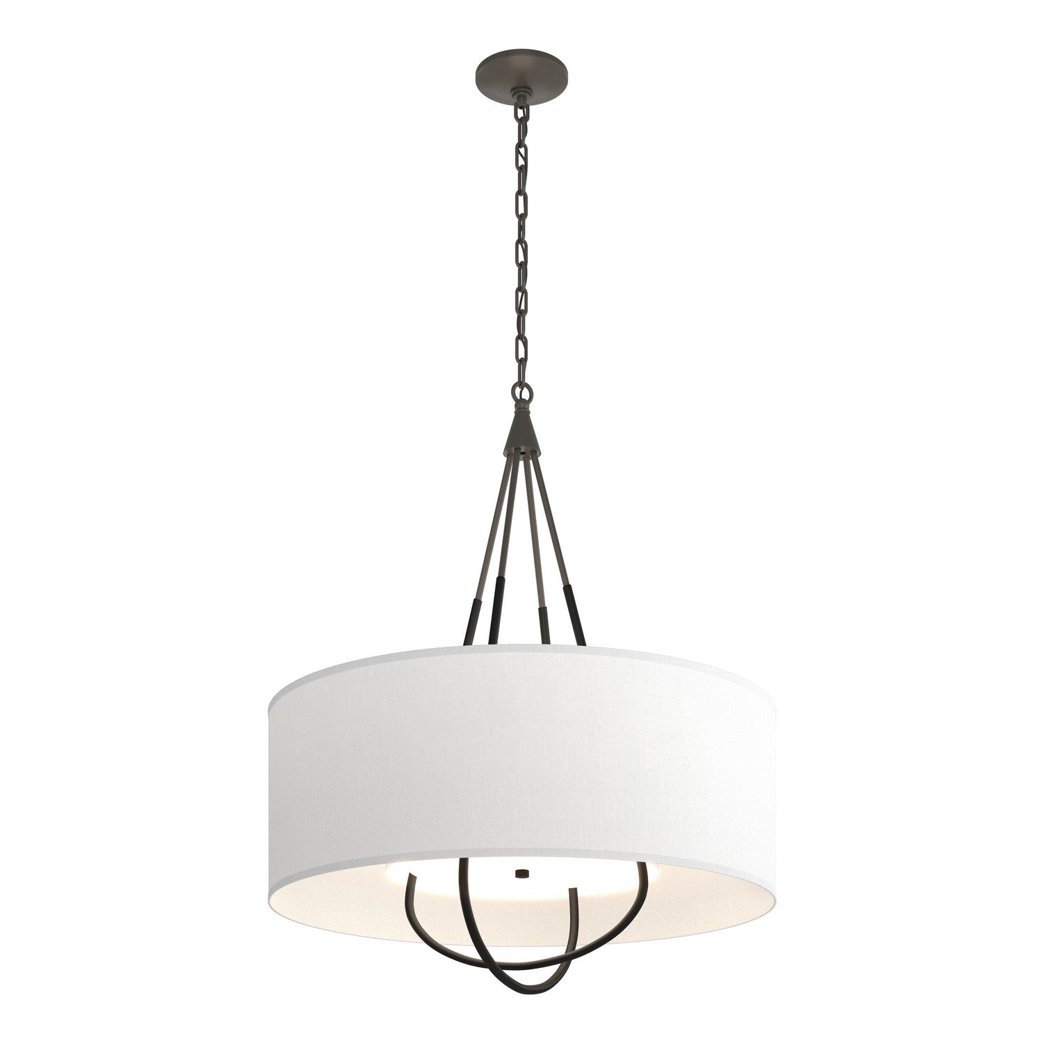 Hubbardton Forge - 104230-SKT-07-10-SF2811 - Four Light Pendant - Loop - Dark Smoke