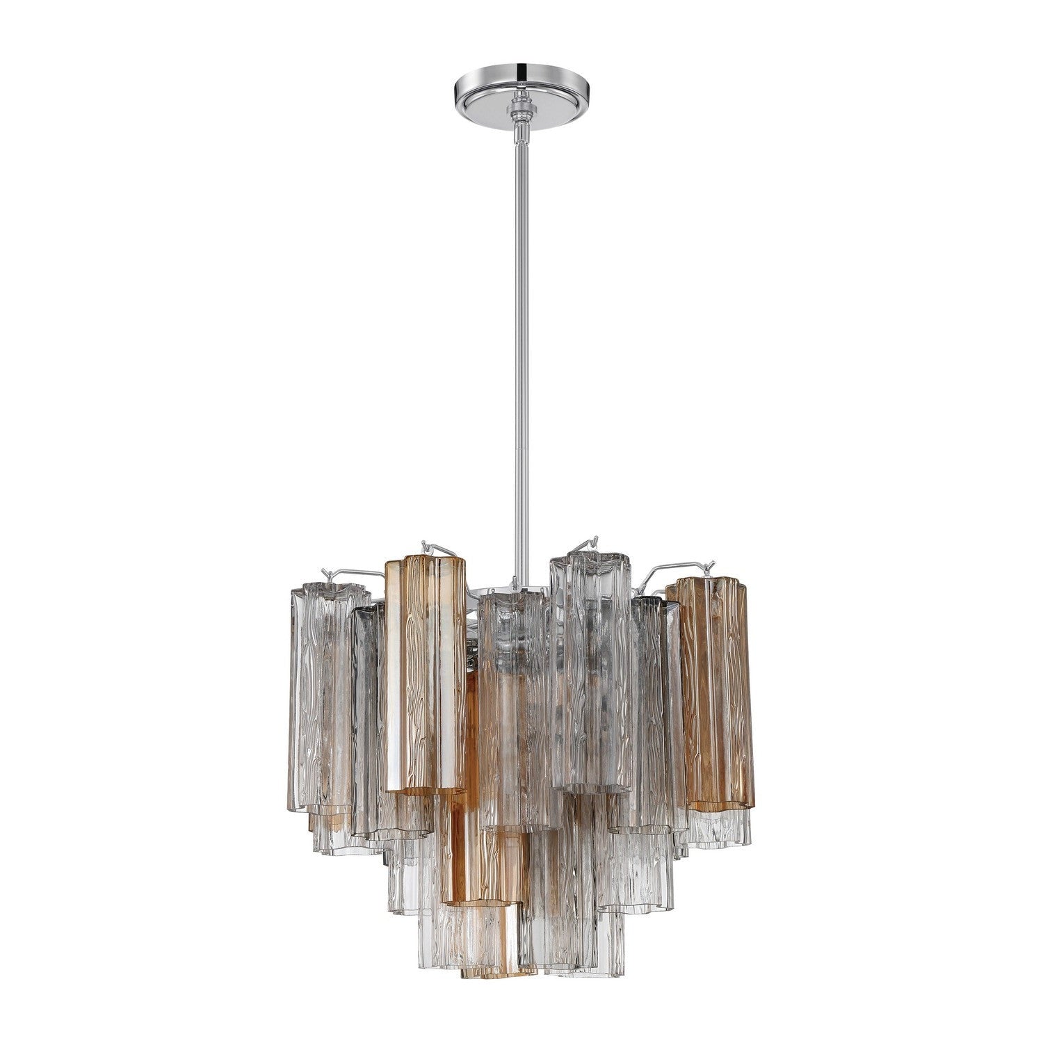Crystorama - ADD-300-CH-AU - Four Light Chandelier - Addis - Polished Chrome