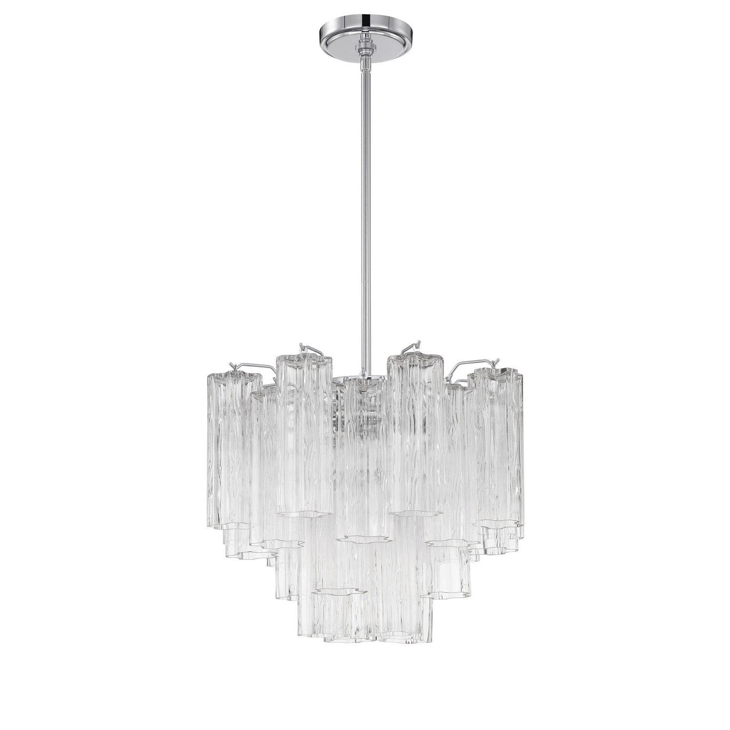 Crystorama - ADD-300-CH-CL - Four Light Chandelier - Addis - Polished Chrome