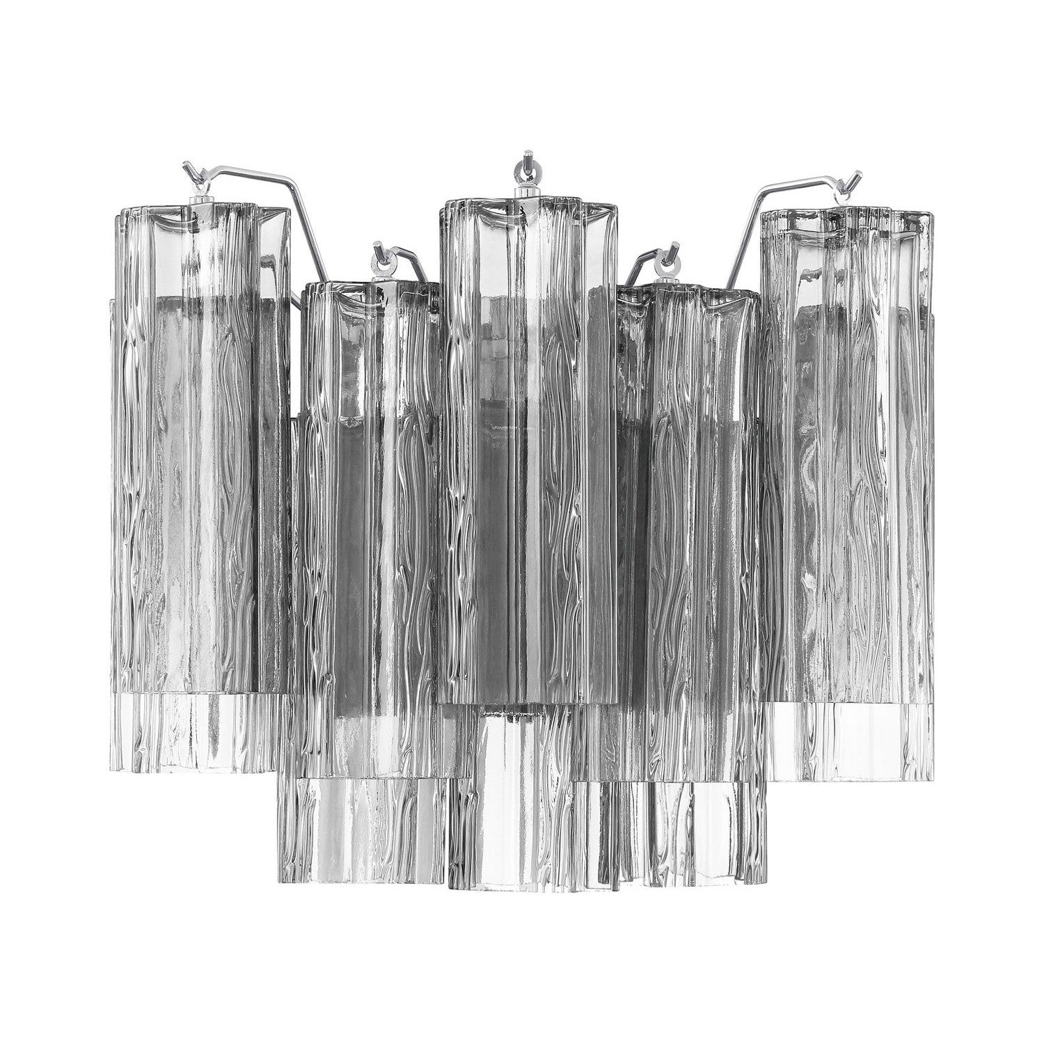Crystorama - ADD-302-CH-SM - Two Light Wall Sconce - Addis - Polished Chrome