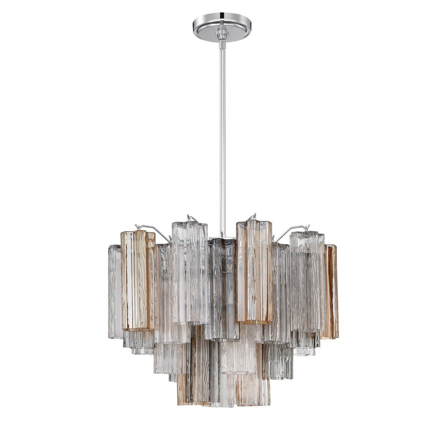 Crystorama - ADD-306-CH-AU - Six Light Chandelier - Addis - Polished Chrome