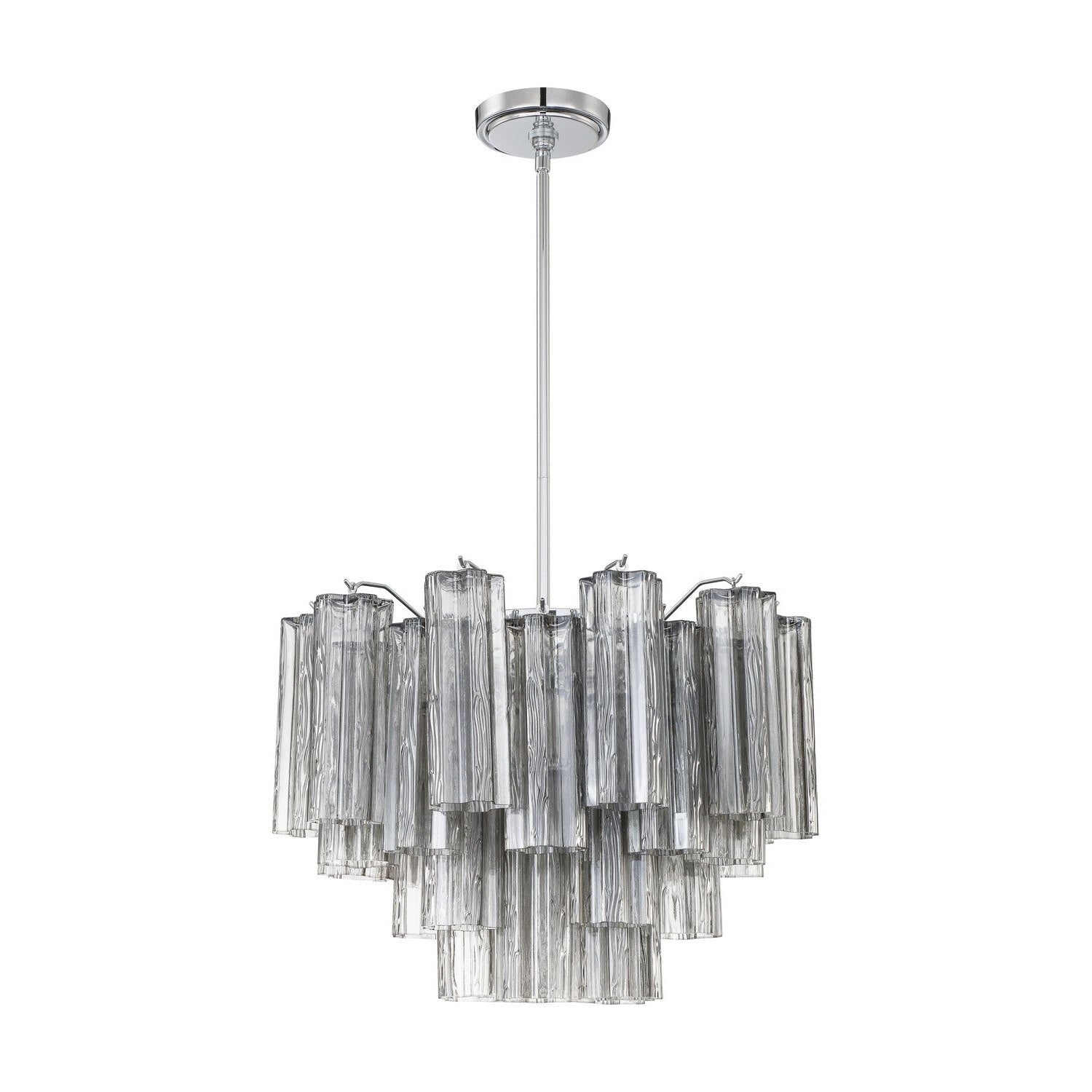 Crystorama - ADD-306-CH-SM - Six Light Chandelier - Addis - Polished Chrome