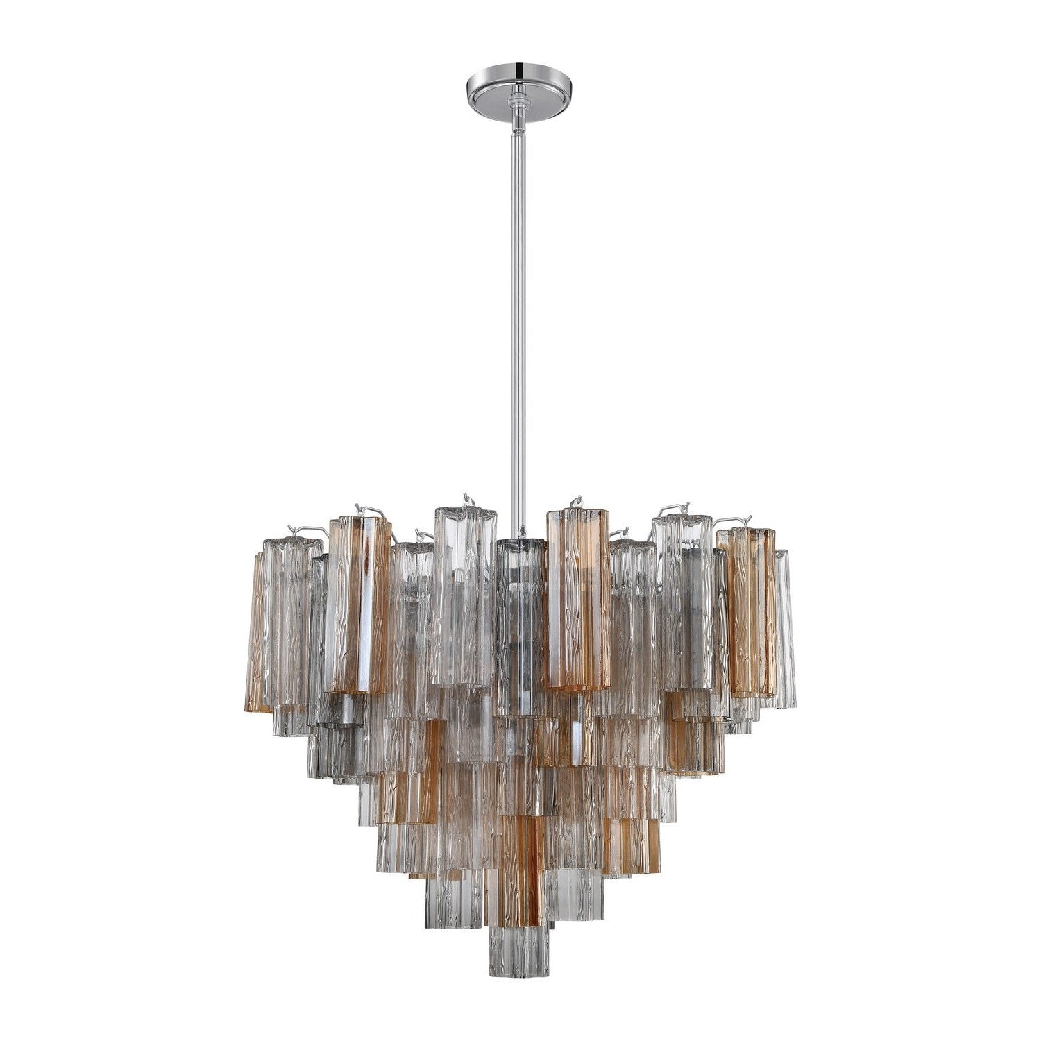 Crystorama - ADD-312-CH-AU - 12 Light Chandelier - Addis - Polished Chrome
