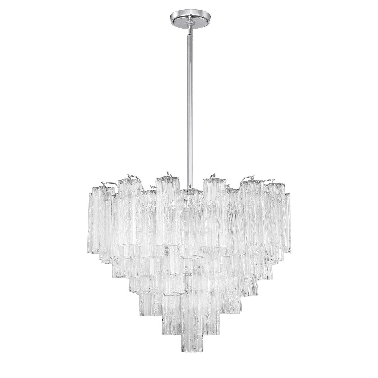 Crystorama - ADD-312-CH-CL - 12 Light Chandelier - Addis - Polished Chrome