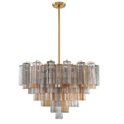 Crystorama - ADD-316-AG-AU - 16 Light Chandelier - Addis - Aged Brass