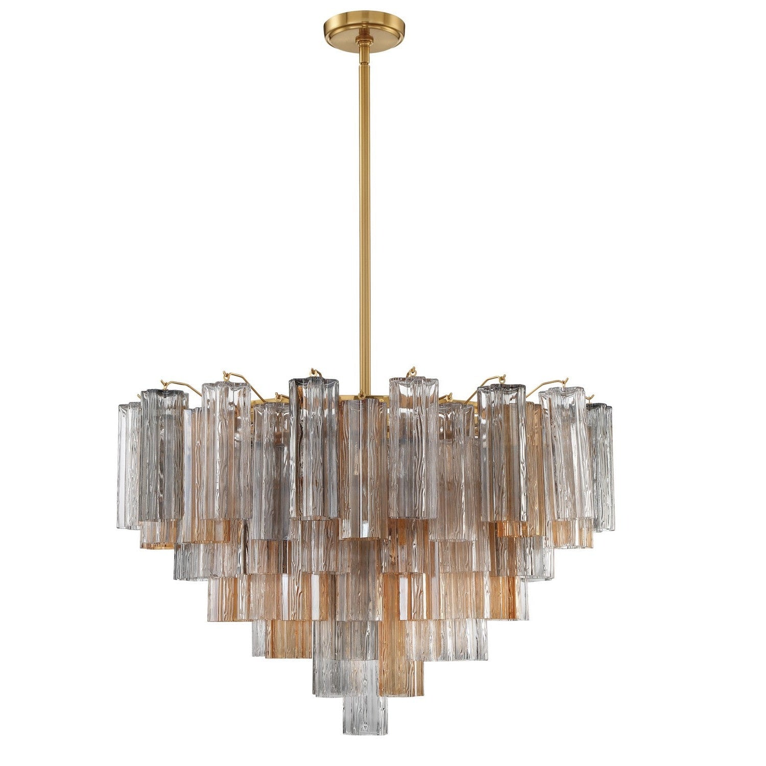 Crystorama - ADD-316-AG-AU - 16 Light Chandelier - Addis - Aged Brass