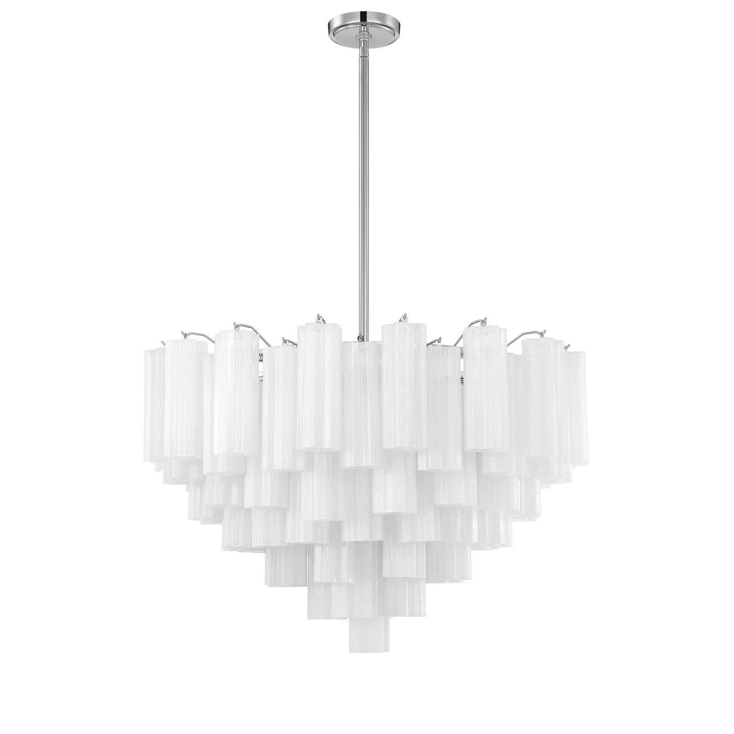 Crystorama - ADD-316-CH-WH - 16 Light Chandelier - Addis - Polished Chrome
