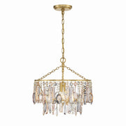 Crystorama - ELS-7100-GA - One Light Pendant - Elsa - Antique Gold