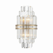 Crystorama - HAY-1402-AG - Two Light Wall Sconce - Hayes - Aged Brass
