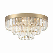 Crystorama - HAY-1403-AG - Eight Light Flush Mount - Hayes - Aged Brass