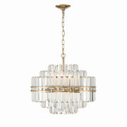 Crystorama - HAY-1405-AG - 12 Light Chandelier - Hayes - Aged Brass