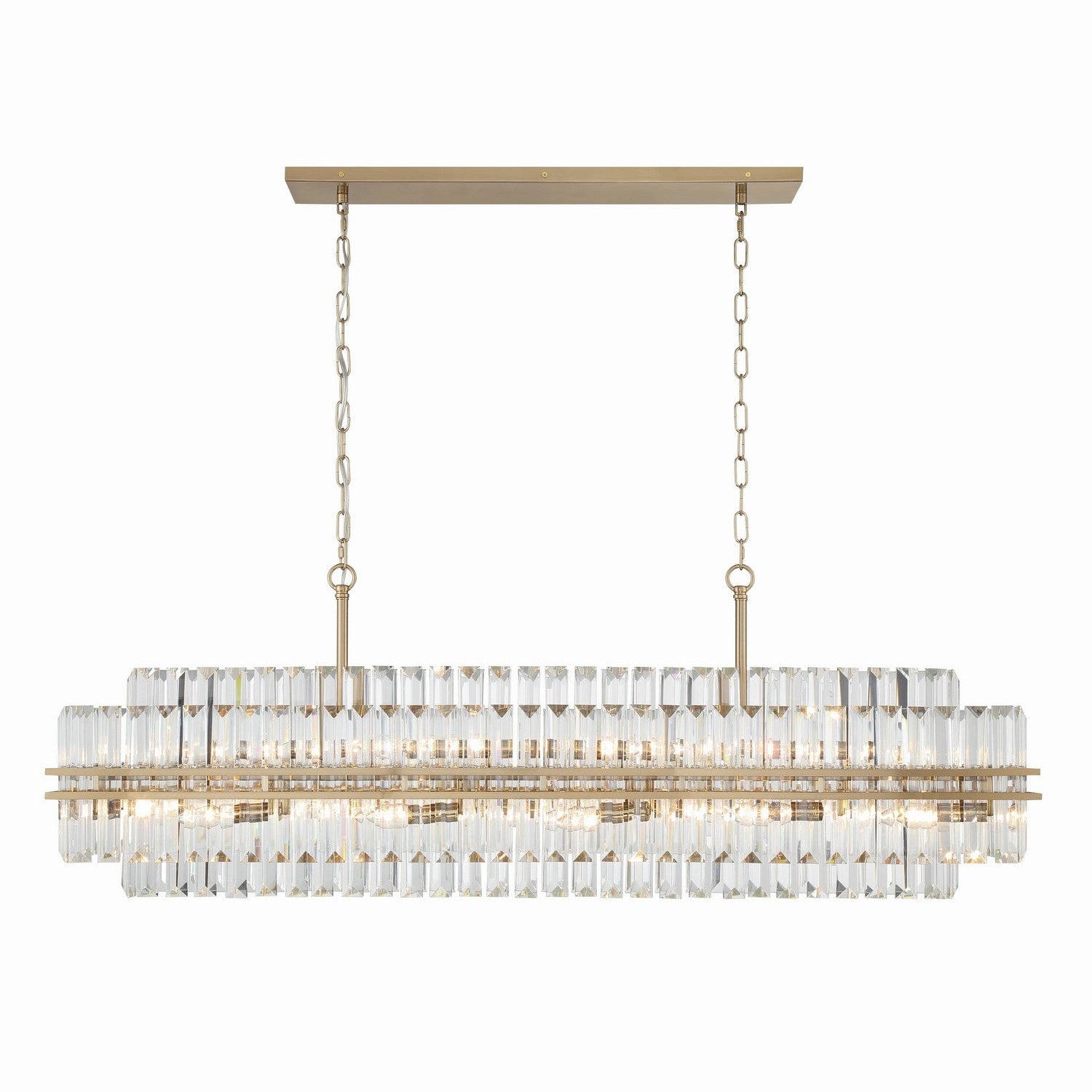 Crystorama - HAY-1417-AG - 16 Light Chandelier - Hayes - Aged Brass