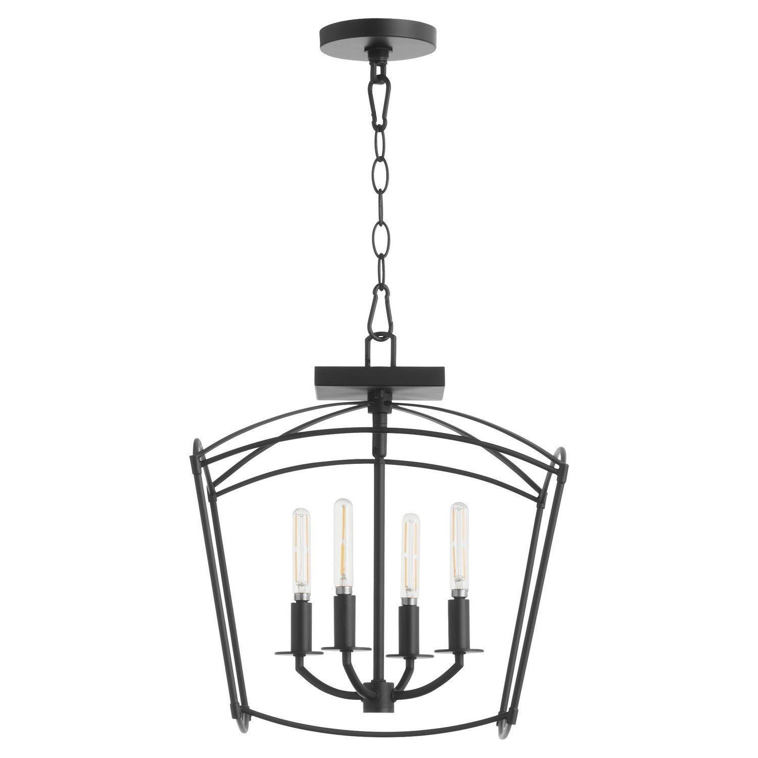 Quorum - 2812-14-59 - Four Light Dual Mount - Mantle - Matte Black
