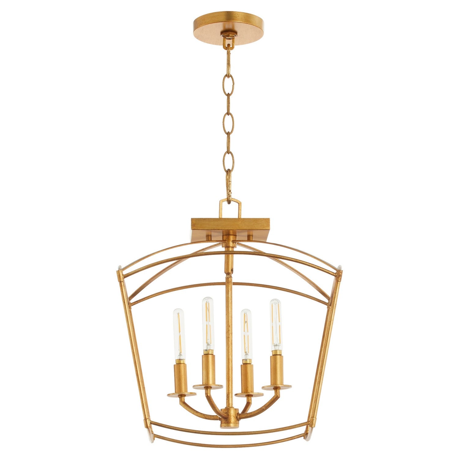 Quorum - 2812-14-74 - Four Light Dual Mount - Mantle - Gold Leaf