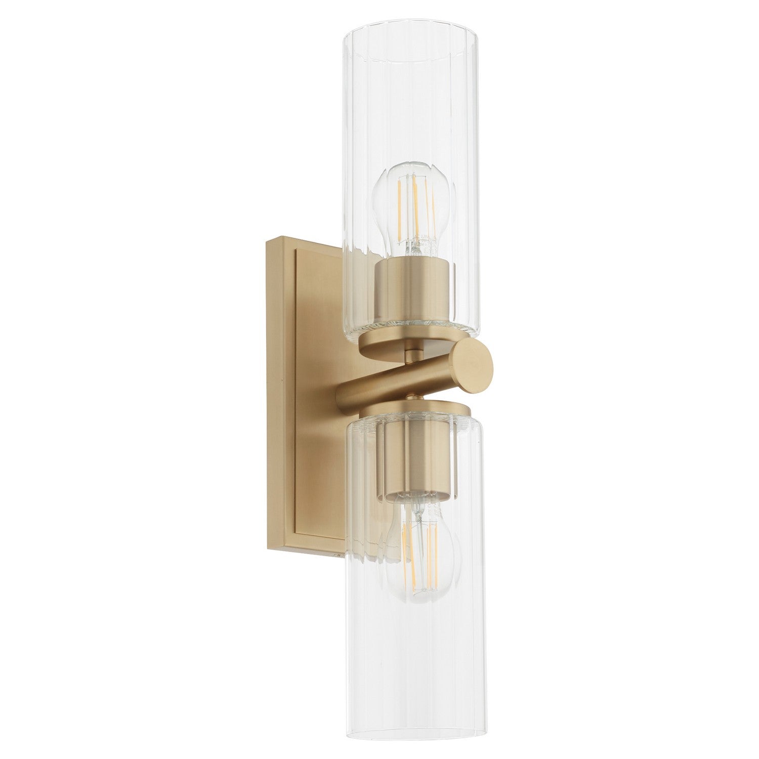 Quorum - 540-2-80 - Two Light Wall Mount - Mercier - Aged Brass