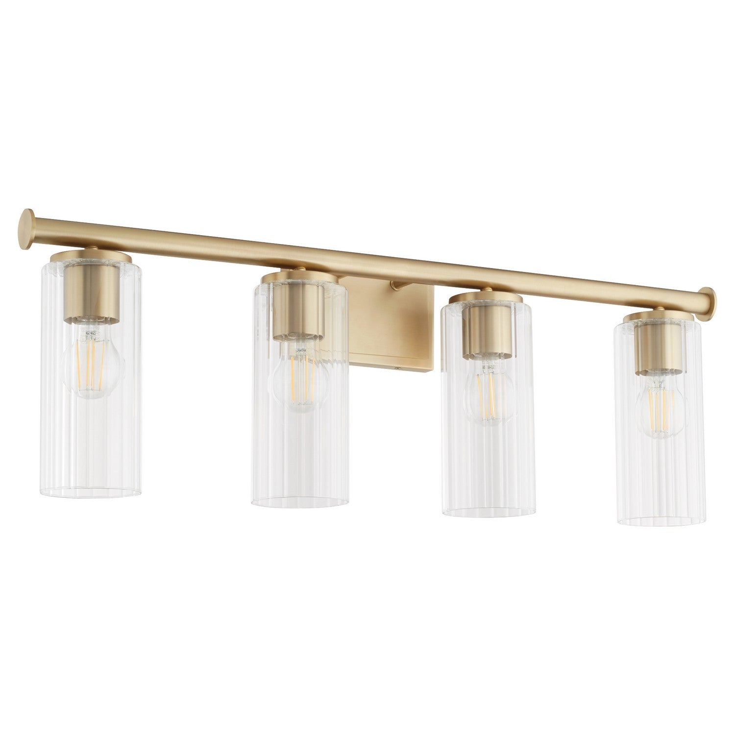 Quorum - 541-4-80 - Four Light Vanity - Mercier - Aged Brass