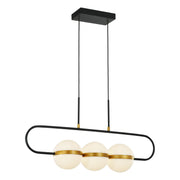 Alora - LP302003MBBG - LED Pendant - Tagliato - Matte Black/Brushed Gold