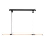 Alora - LP348148UBFR - LED Linear Pendant - Edwin - Urban Bronze/Frosted Ribbed Glass