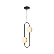 Alora - PD302002MBBG - LED Pendant - Tagliato - Matte Black/Brushed Gold