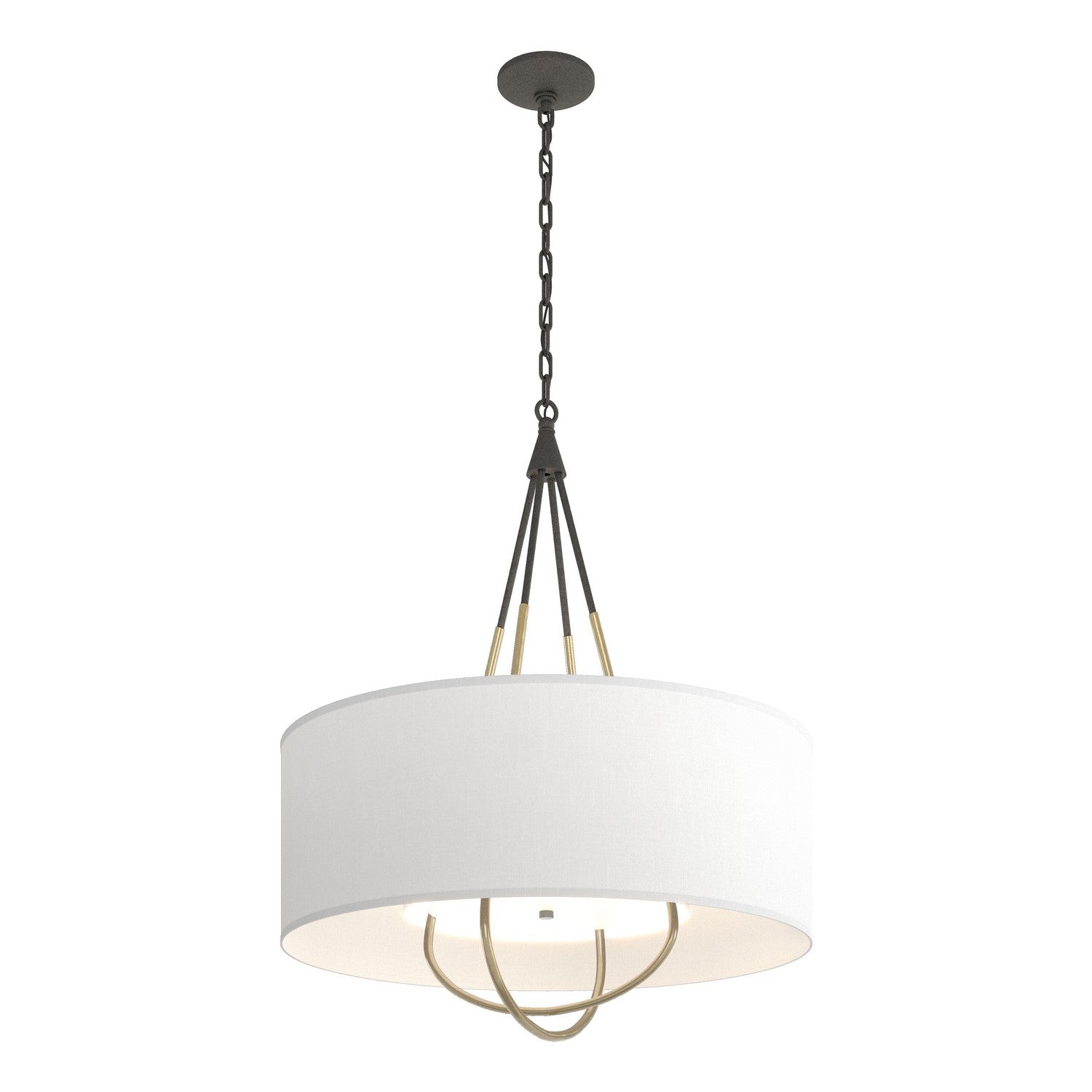 Hubbardton Forge - 104230-SKT-20-86-SF2811 - Four Light Pendant - Loop - Natural Iron